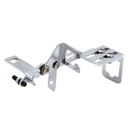 Strike3 R9620 Chrome Carburetor Throttle Bracket for 2BBL-4BBL ST2604838